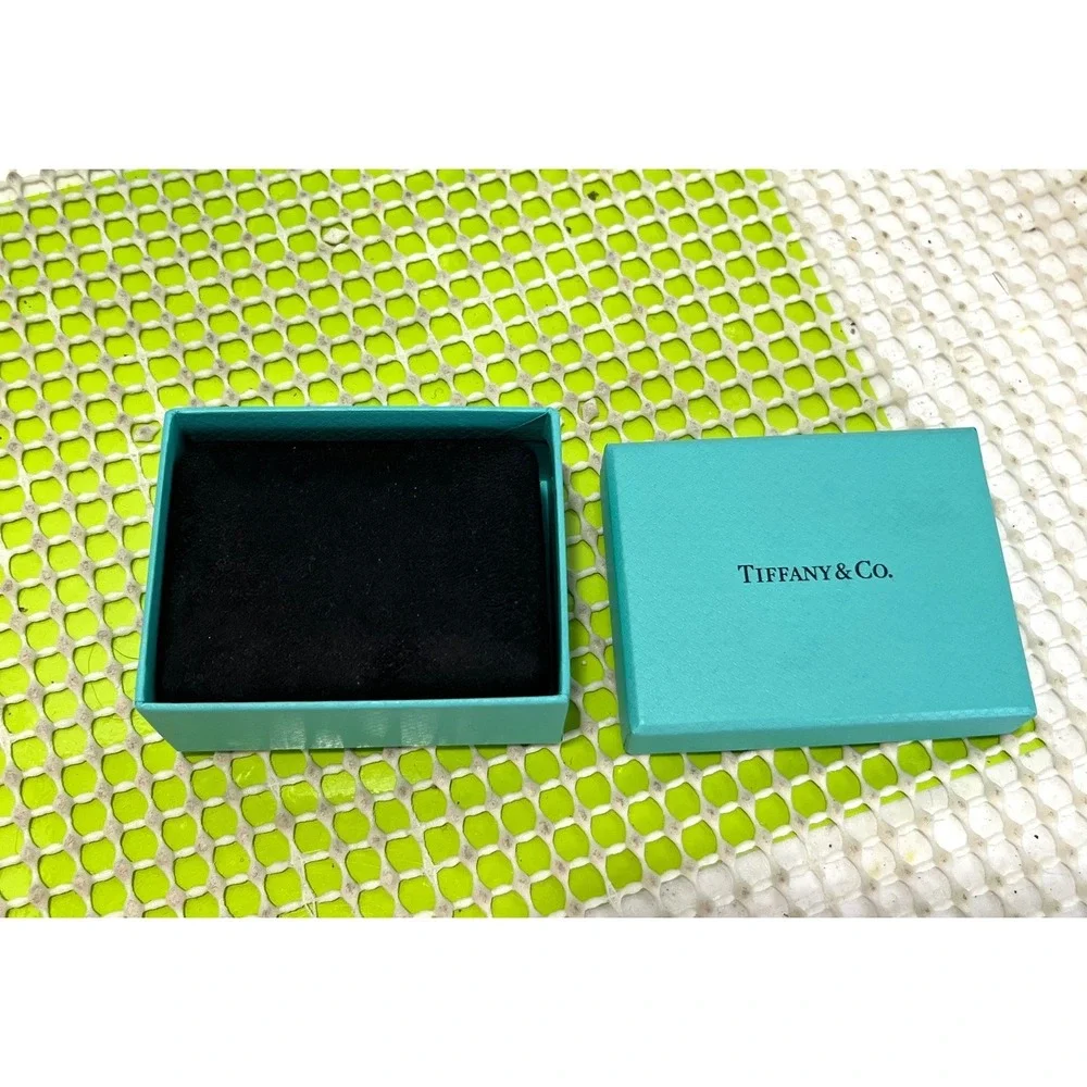 Tiffany & Co. Velvet Hinged Jewelry Box, Gift Box,Tissue Paper Shopping Bag EUC